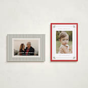 "Holly Berry Border" - Holiday Cards in Holly by Wildfield Paper Co - Photo Orientation Options