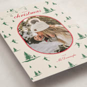 "Ski Time" - Holiday Cards in Sage by Jen Ramsey - Detail
