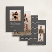 "Scenic" - Holiday Cards in Snow by Nicole Walsh - Back of Card Options