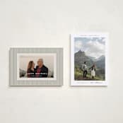 "Scenic" - Holiday Cards in Snow by Nicole Walsh - Photo Orientation Options
