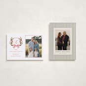 "Classic Merry Crest" - Holiday Cards in Holly Berry by Brooke Chandler - Photo Orientation Options