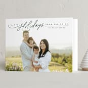 "Ronde" - Holiday Cards in Pine by Everett Paper Goods - Folded Card