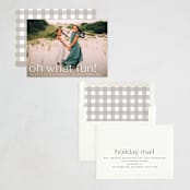 "fun!" - Holiday Cards in Snow by Carolyn Nicks - Assembled
