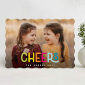 "So Bright" - Holiday Cards in Bold by Snow and Ivy - Front