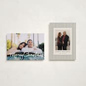 "Treacle" - Holiday Cards in Snow by Everett Paper Goods - Photo Orientation Options