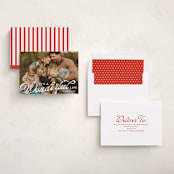 "these wonderful things" - Holiday Cards in Snow by Susan Asbill - Assembled