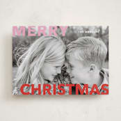 "Merry & Bold" - Holiday Cards in Candy Cane by Angela Thompson - Front