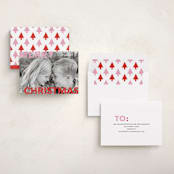 "Merry & Bold" - Holiday Cards in Candy Cane by Angela Thompson - Assembled