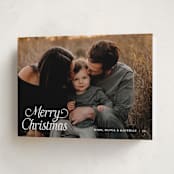 "Basics" - Holiday Cards in Snowberry by Pixel and Hank - Folded Card