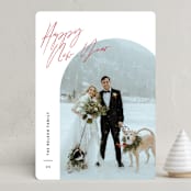 "Arc Over" - Holiday Cards in Cherry by Pixel and Hank - Front