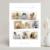 "Joyful Memories" - Holiday Cards in Snow by Lisa McLean - Front