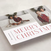 "Pair" - Holiday Cards in Holly Berry by Pixel and Hank - Detail