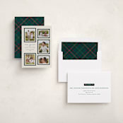 "Plaid Gallery" - Holiday Cards in Juniper by Erica Krystek - Assembled