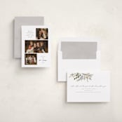 "Three Simplicity" - Holiday Cards in Winter by Emily Betts - Assembled