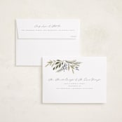 "Three Simplicity" - Holiday Cards in Winter by Emily Betts - FREE Recipient Addressing