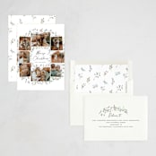 "Keepsake Wreath" - Holiday Cards in Snowball by Petra Kern - Assembled