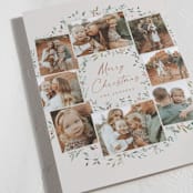 "Keepsake Wreath" - Holiday Cards in Tinsel by Petra Kern - Detail