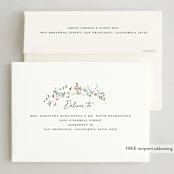 "Keepsake Wreath" - Holiday Cards in Snowball by Petra Kern - FREE Recipient Addressing