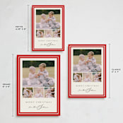"Tailored" - Holiday Cards in Poinsettia by Amy Kross - Formats Available