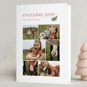 "Everyday joys" - Holiday Cards in Snow by Amy Kross - Folded Card