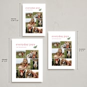 "Everyday joys" - Holiday Cards in Snow by Amy Kross - Formats Available
