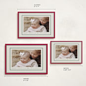 "Polka Dot Frame" - Holiday Cards in Stocking by Robert and Stella - Formats Available