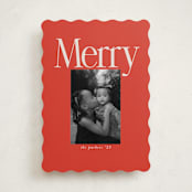 "North Pole" - Holiday Cards in Stocking by Morgan Kendall - Front