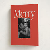 "North Pole" - Holiday Cards in Stocking by Morgan Kendall - Folded Card