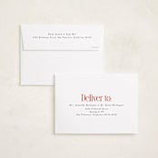 "North Pole" - Holiday Cards in Stocking by Morgan Kendall - FREE Recipient Addressing