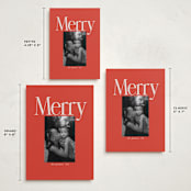 "North Pole" - Holiday Cards in Stocking by Morgan Kendall - Formats Available