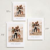"Yuletide Greetings" - Holiday Cards in Evergreen by Wildfield Paper Co - Formats Available