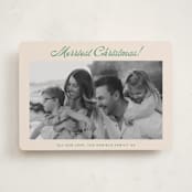 "Having Fun" - Holiday Cards in Lime by Carolyn MacLaren - Front