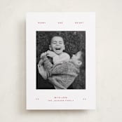 "Struffoli" - Holiday Cards in Santa Suit by Blustery August - Front