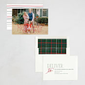 "Merry Christmas to All Lettering" - Holiday Cards in Festive by Erin German - Assembled