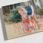 "Merry Christmas to All Lettering" - Holiday Cards in Festive by Erin German - Detail