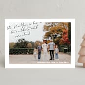 "A Savior is Born" - Holiday Cards in Snow by Liz Conley - Front