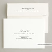 "A Savior is Born" - Holiday Cards in Snow by Liz Conley - FREE Recipient Addressing