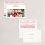 "Icing" - Holiday Cards in Holly Berry by Carolyn MacLaren - Assembled