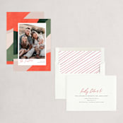"All Color" - Holiday Cards in Fruitcake by Pixel and Hank - Assembled