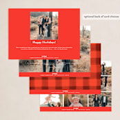 "Merry Holiday Greenery" - Holiday Cards in Holly by Brooke Chandler - Back of Card Options