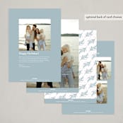 "And God is good" - Holiday Cards in Gumdrops by Alethea and Ruth - Back of Card Options