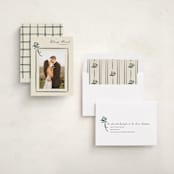 "Holly Sprig" - Holiday Cards in Pine by letterfix - Assembled