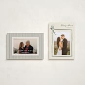 "Holly Sprig" - Holiday Cards in Pine by letterfix - Photo Orientation Options