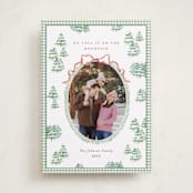 "Alpine" - Holiday Cards in Pistachio by Bayberry Kate - Front
