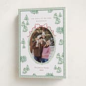"Alpine" - Holiday Cards in Pistachio by Bayberry Kate - Folded Card