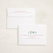 "Alpine" - Holiday Cards in Pistachio by Bayberry Kate - FREE Recipient Addressing