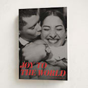 "Cheery" - Holiday Cards in Candy Cane by Emily Sabol Goss - Folded Card