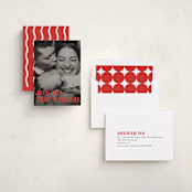 "Cheery" - Holiday Cards in Candy Cane by Emily Sabol Goss - Assembled