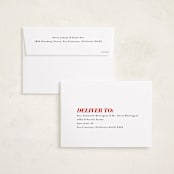 "Cheery" - Holiday Cards in Candy Cane by Emily Sabol Goss - FREE Recipient Addressing