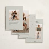"extra details" - Holiday Cards in Cream by Anastasia Makarova - Back of Card Options